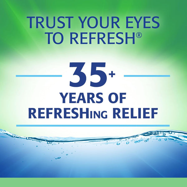 2 Pack - Refresh Plus Lubricant Eye Drops 70 Single Use Containers Each Refresh