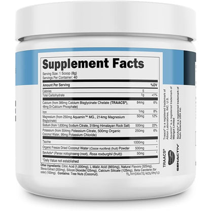 2 Pack - Transparent Labs Hydrate Electrolyte Formula Peach Mango 40 Servings