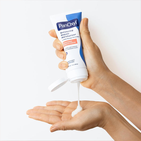 2 Pack - PanOxyl PM Balancing Repair Moisturizer with Niacinamide 3oz PanOxyl