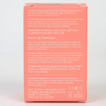 Bushbalm 2-Step Ingrown Hair Routine - Watermelon Sugar Oil & Body Scrub Bushbalm