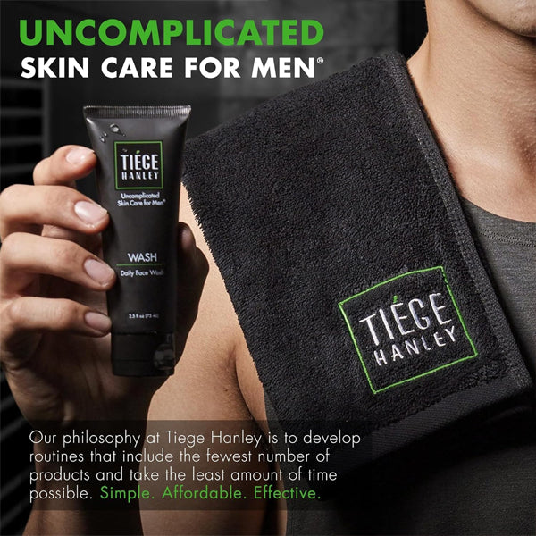 2 Pack - Tiege Hanley Basic Men's Facial Skin Care Set 30-Day 2 Piece Kit Tiege Hanley
