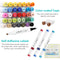 36 Colors Alcohol Based Dual Tip Art Drawing Markers Set with Black Travel Case
