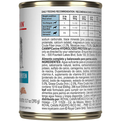 6 Pack - ROYAL CANIN Veterinary Diet Canine Hydrolyzed Protein Adult Loaf Dog Food 13.7oz Royal Canin