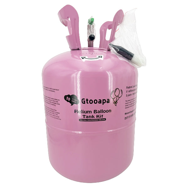 Gtooapa Helium Balloon Tank Kit with 50 Balloons Gtooapa