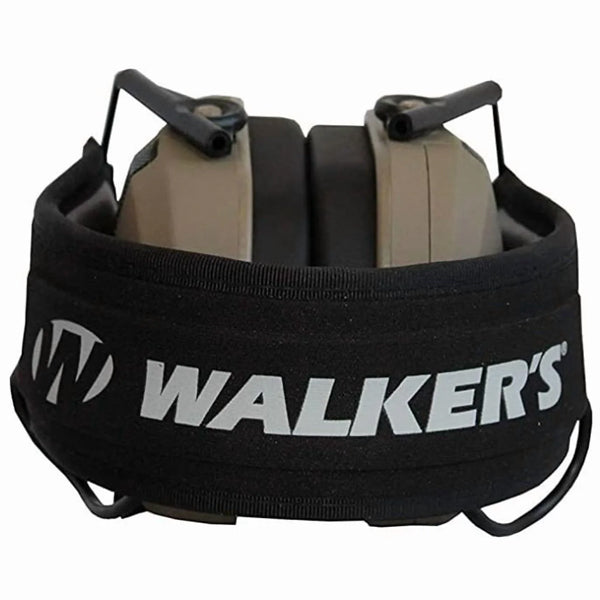 Walker's Razor Slim Electronic Shooting Muffs US Flag-FDE With Protect Case Bundle