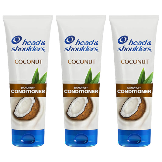 3 Pack - Head & Shoulders Coconut Fresh Anti-Dandruff Paraben Free Conditioner 10.9oz
