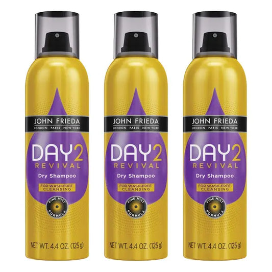 3 Pack - John Frieda Day 2 Revival Dry Shampoo Texturizing Spray 4.4oz John Frieda