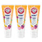 3 Pack - Arm & Hammer Kids Fluoride Anticavity Toothpaste Fruity Bubble Flavor 4.2oz