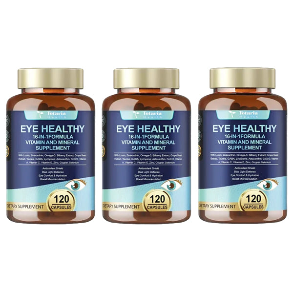 3 Pack - Totaria Health Eye Healthy Vitamin Supplement 120 Capsules Totaria