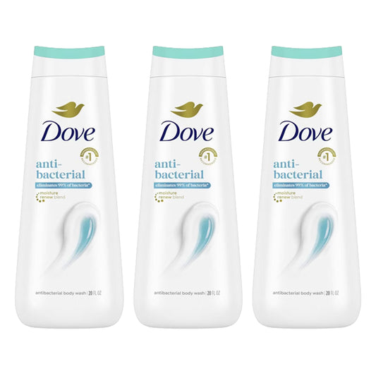 3 Pack - Dove Body Wash Antibacterial Care Cleansing Body Wash 20oz