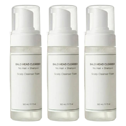 3 Pack - Labviyhi Bald Head Cleanser Foam Daily Scalp Wash for Shaved Head 5.1oz Labviyhi