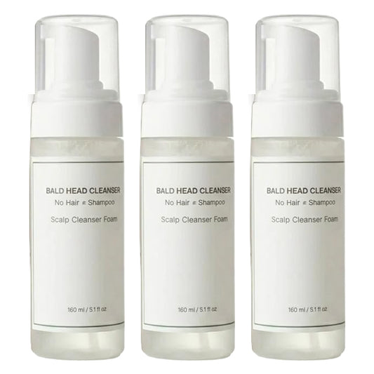 3 Pack - Labviyhi Bald Head Cleanser Foam Daily Scalp Wash for Shaved Head 5.1oz Labviyhi