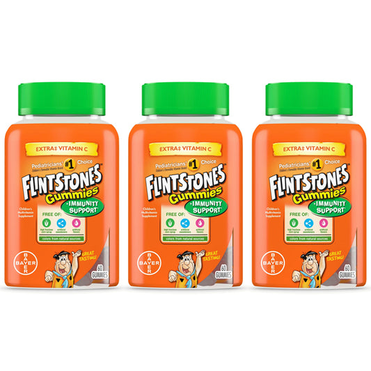 3 Pack - Flintstones Children's Multivitamin Plus Immunity Support Gummies 60 Count