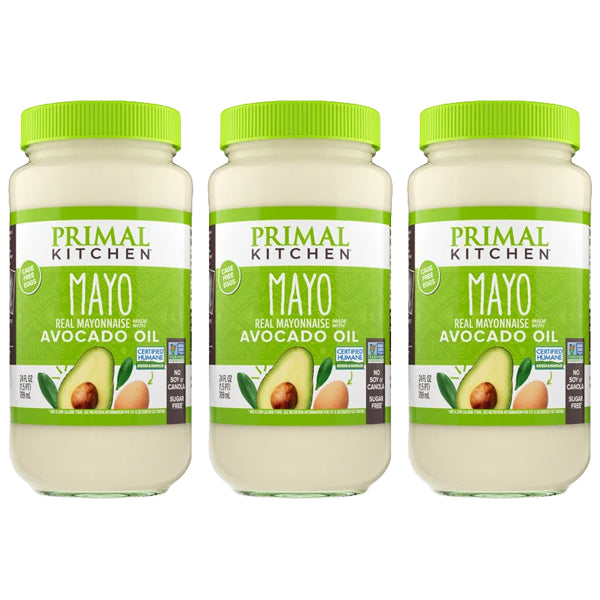 3 Pack - Primal Kitchen Real Mayonnaise with Avocado Oil 24oz Primal Kitchen