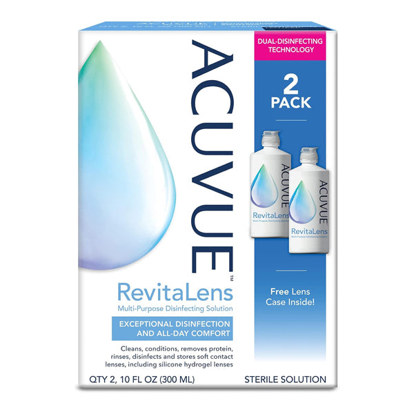 ACUVUE RevitaLens Multi-Purpose Disinfecting Solution 10 oz Twin Pack