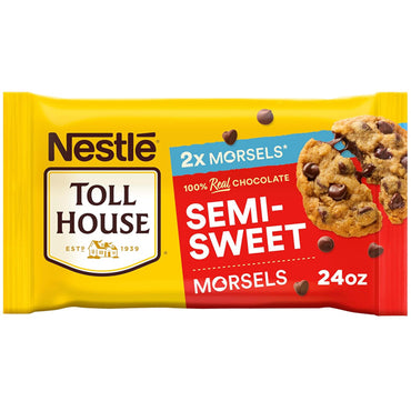 3 Pack - Nestle Toll House Semi Sweet Chocolate Chip Morsels 24oz
