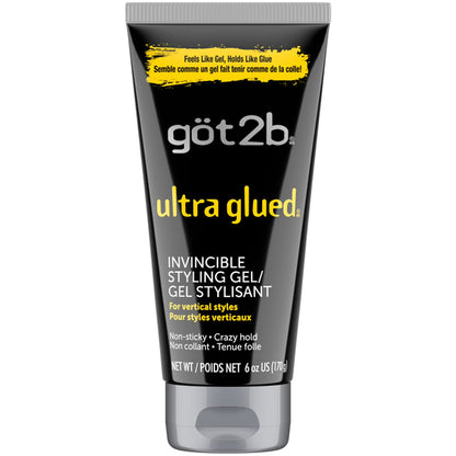 3 Pack - got2b Ultra Glued Invincible Extra Strong Hold Hair Gel 6oz got2b