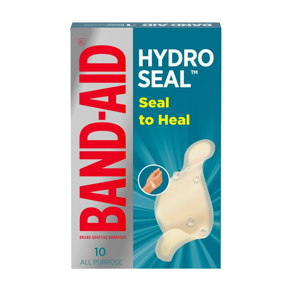 3 Pack - Band-Aid Hydro Seal All-Purpose Hydrocolloid Gel Bandage All One Size 10 Count