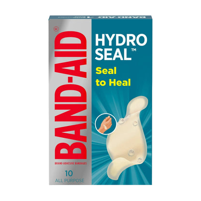 3 Pack - Band-Aid Hydro Seal All-Purpose Hydrocolloid Gel Bandage All One Size 10 Count