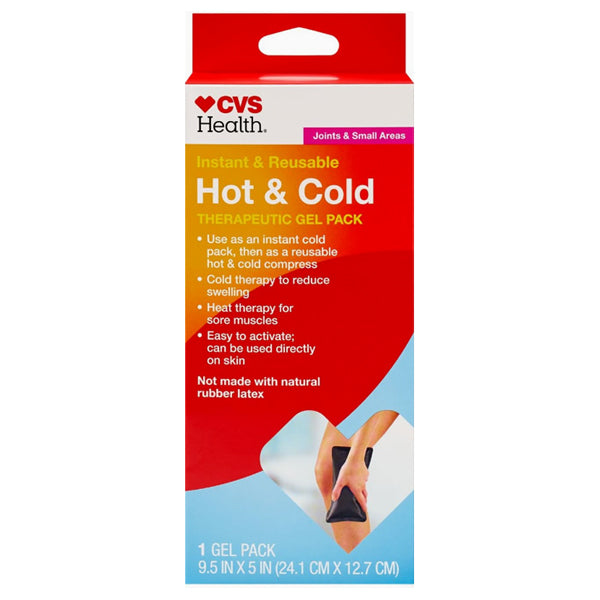 3 Pack - CVS Health Instant & Reusable Hot & Cold Therapeutic Gel Pack CVS