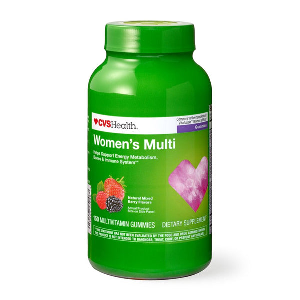 3 Pack - CVS Health Women's Multivitamin Mixed Berry Flavor 150 Gummies CVS