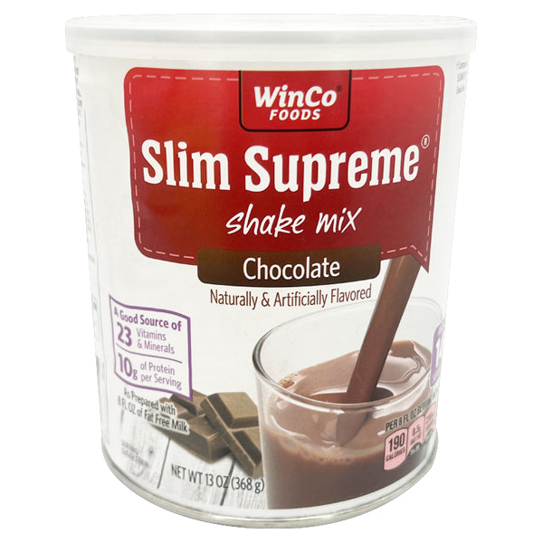 3 Pack - WinCo Foods Slim Supreme Chocolate Shake Mix 13oz Slim Fast