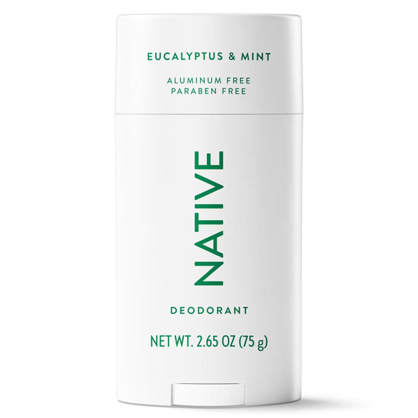 3 Pack - Native Aluminum Free Solid Deodorant Eucalyptus & Mint 2.65oz Native