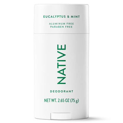 3 Pack - Native Aluminum Free Solid Deodorant Eucalyptus & Mint 2.65oz Native