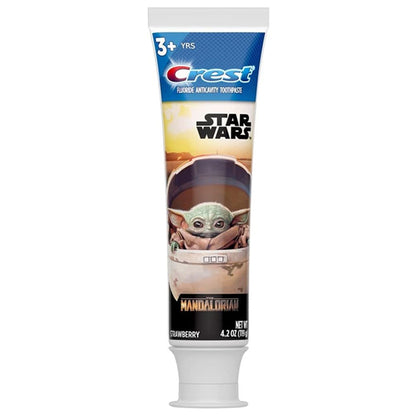 3 Pack - Crest Toothpaste Kids Star Wars Strawberry 4.2oz Tube