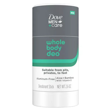 3 Pack - Dove Men+Care Whole Body Deodorant Aloe & Bamboo 2.6oz