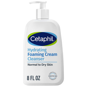 3 Pack - Cetaphil Cream to Foam Face Wash Hydrating Foaming Cream Cleanser 8oz Cetaphil