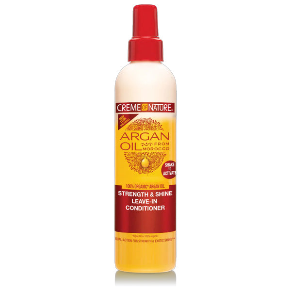 3 Pack - Creme of Nature Argan Oil Strength & Shine Leave-in Conditioner 8.4oz