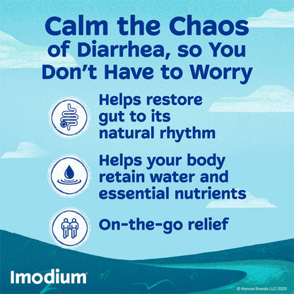 3 Pack - Imodium A-D Diarrhea Relief Caplets 6 Count Each