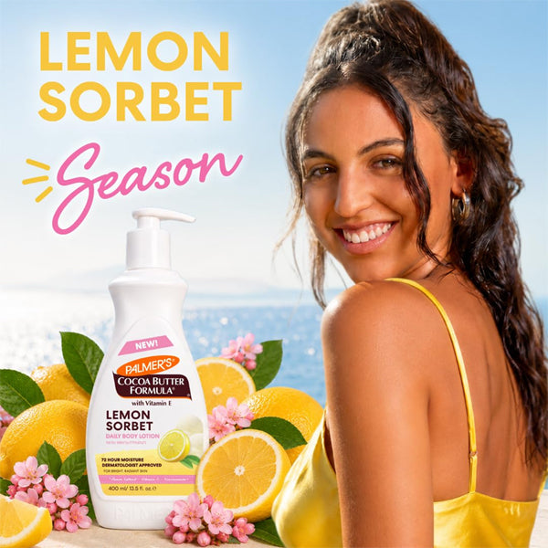 3 Pack - Palmer's Cocoa Butter Formula, Lemon Sorbet Body Lotion 13.5oz Palmer's