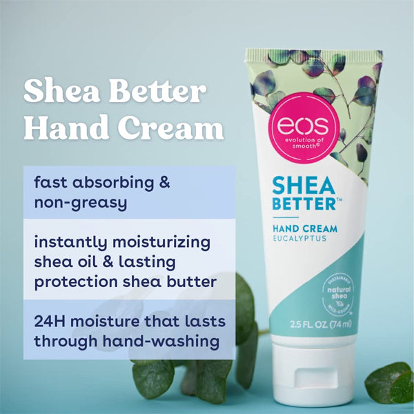 2 Pack - EOS Eucalyptus Natural Shea Butter Hand Lotion 2.5oz