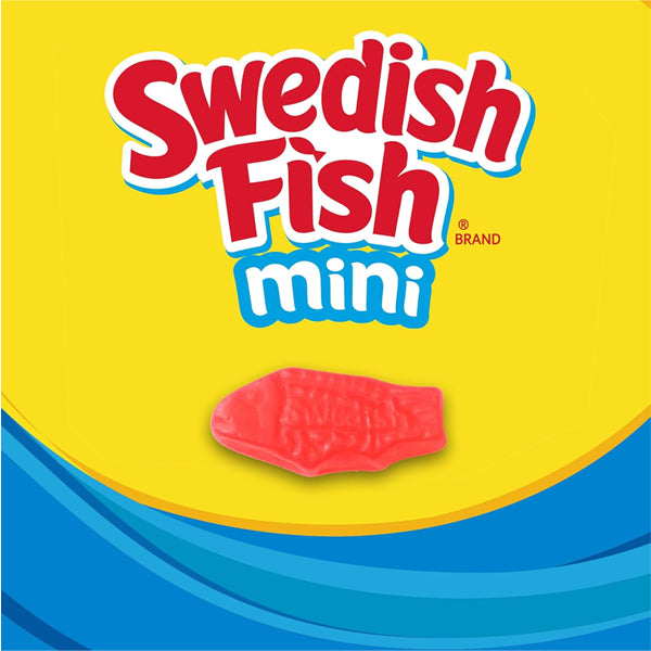 3 Pack - SWEDISH FISH Mini Soft & Chewy Candy Bulk Candy Family Size 1.8lb