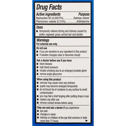 3 Pack - CVS Health Eye Allergy Relief Sterile Eye Drops 0.5oz CVS