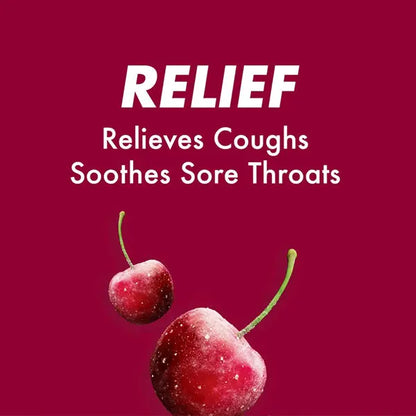 3 Pack - HALLS Cough and Throat Relief Cherry Cough Drops Value Pack 200 Count Halls