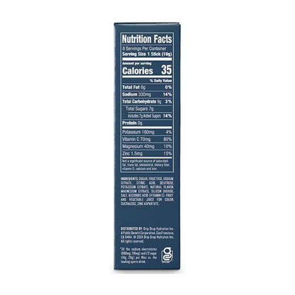 3 Pack - DripDrop Fast Hydration Electrolyte Drink Mix Strawberry Lemonade 8 Count DripDrop