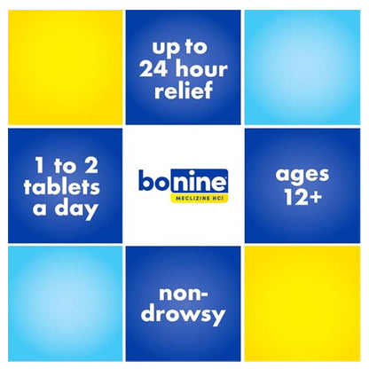 3 Pack - Bonine Non Drowsy Motion Sickness Relief Raspberry 48 Count Bonine