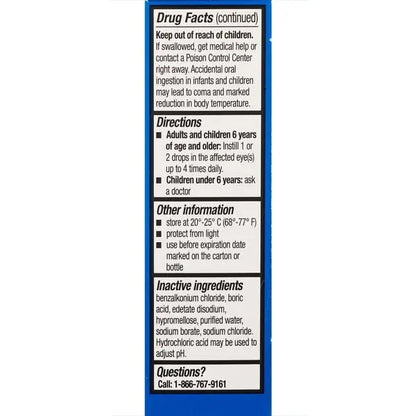 3 Pack - CVS Health Eye Allergy Relief Sterile Eye Drops 0.5oz CVS