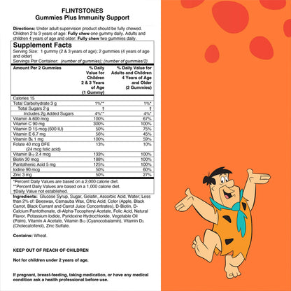 3 Pack - Flintstones Children's Multivitamin Plus Immunity Support Gummies 60 Count