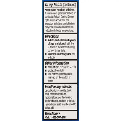 3 Pack - CVS Health Eye Allergy Relief Sterile Eye Drops 0.5oz CVS