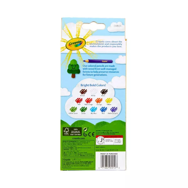 48 Pack - Crayola Bright Bold Colored Pencils Assorted Color 12 ct
