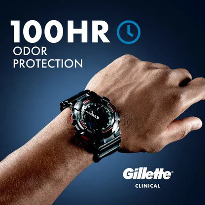 3 Pack - Gillette Clinical 72 Hours Clear Gel Deodorant Cool Wave 2.6oz Gillette