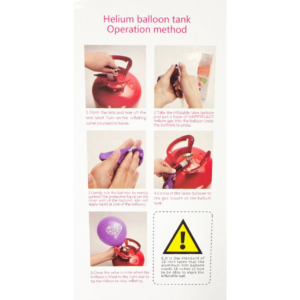 Gtooapa Helium Balloon Tank Kit with 50 Balloons Gtooapa