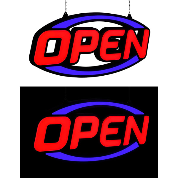 GreenCube 2026 Model 32" x 16" Remote Controlled LED Neon Open Sign GreenCube
