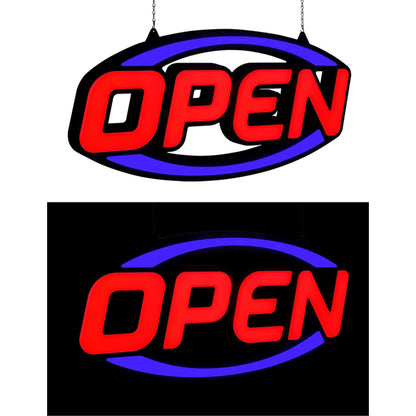 GreenCube 2026 Model 32" x 16" Remote Controlled LED Neon Open Sign GreenCube