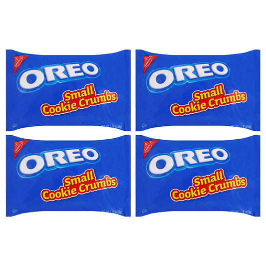 4 Pack - Oreo Small Cookie Crumbs 1lb Bags