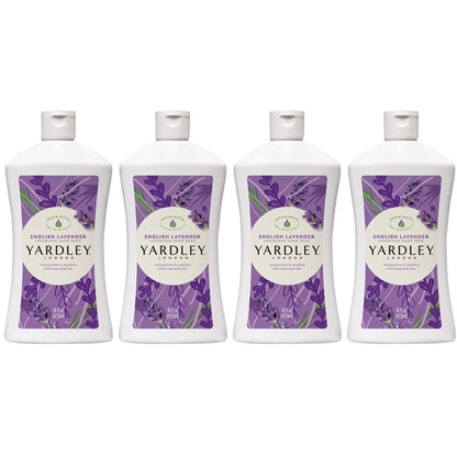 4 Pack - Yardley London English Lavender Liquid Hand Soap Refill 16oz